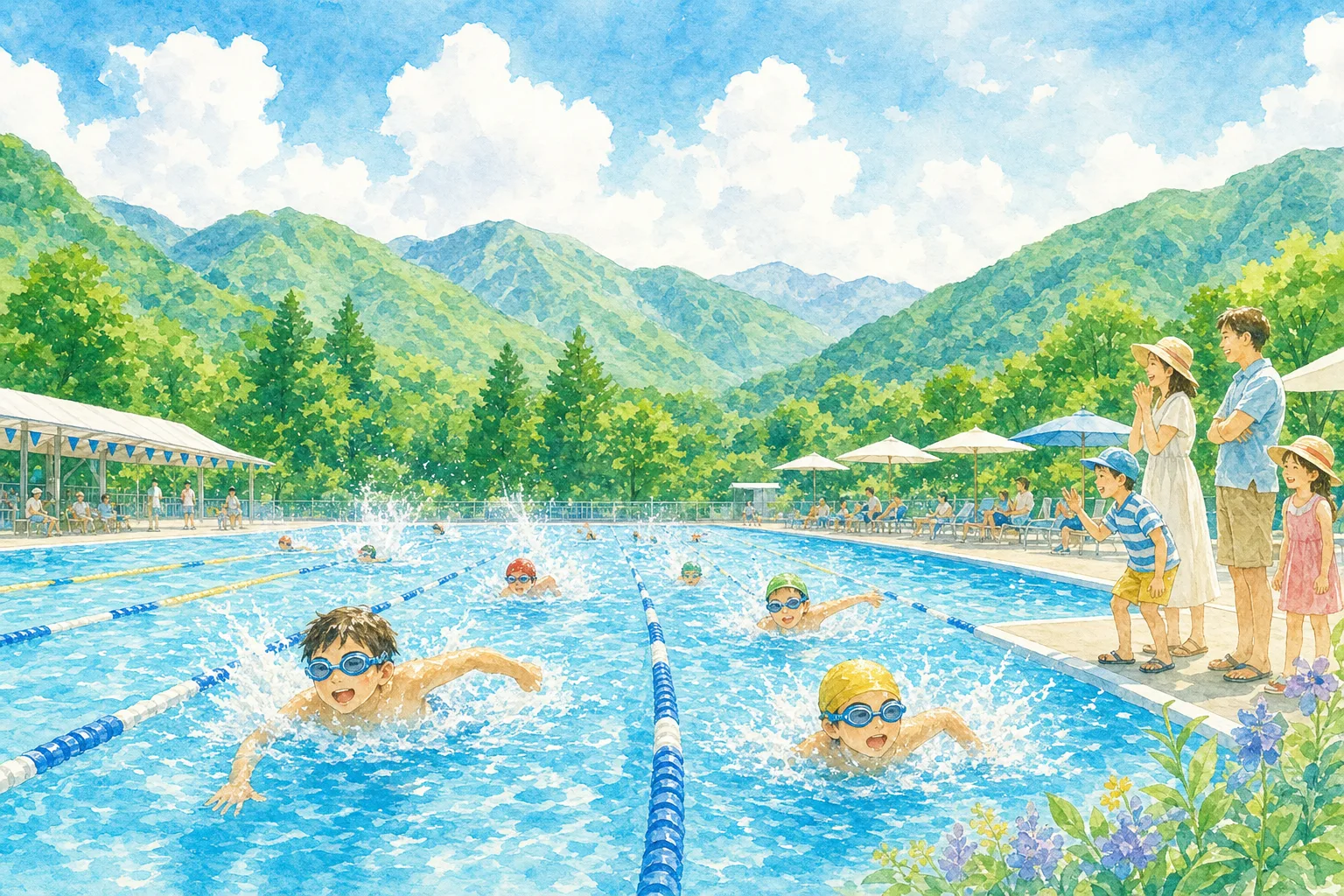 2026年 河原市民プール 1日満喫コース