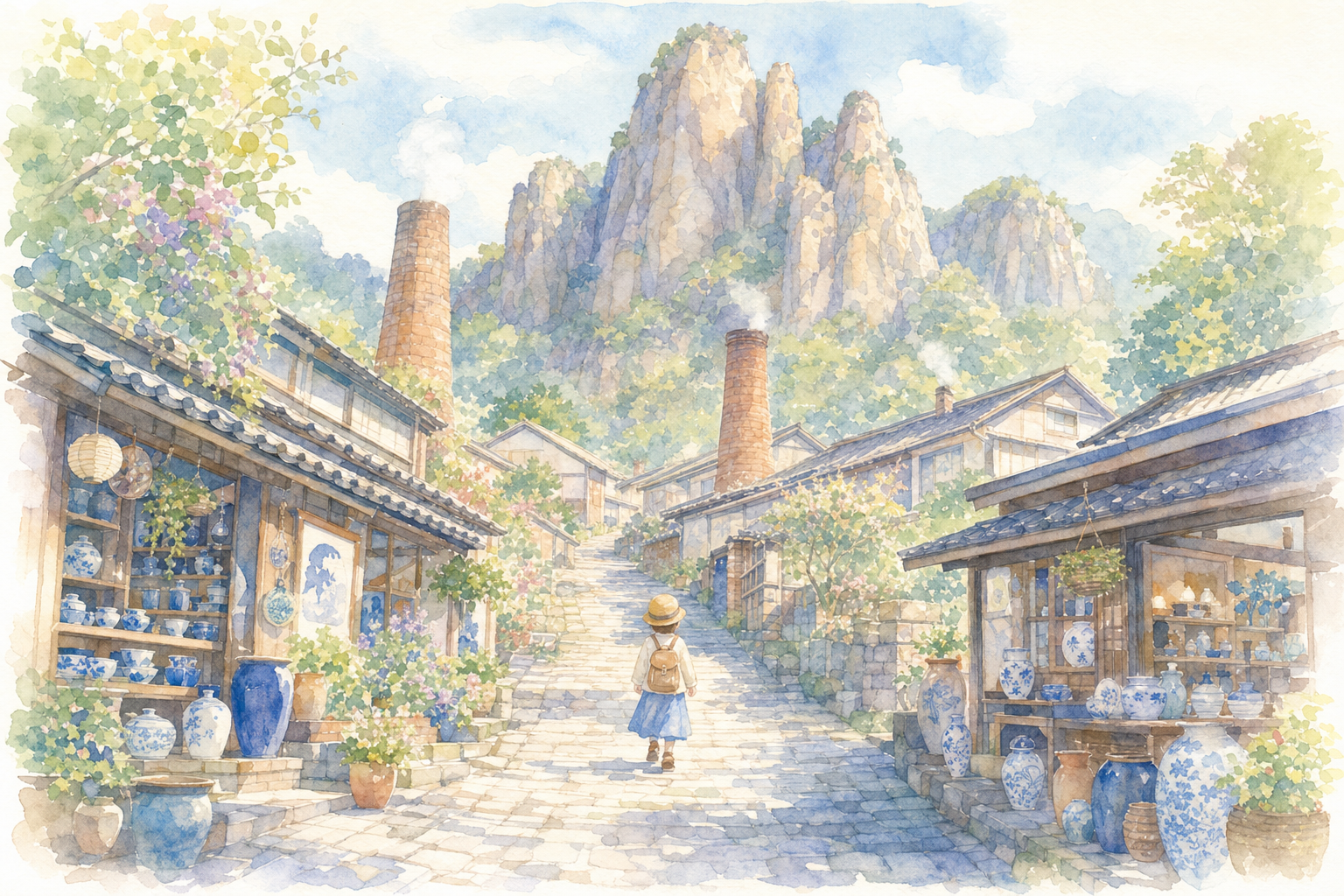 大川内山の町並み