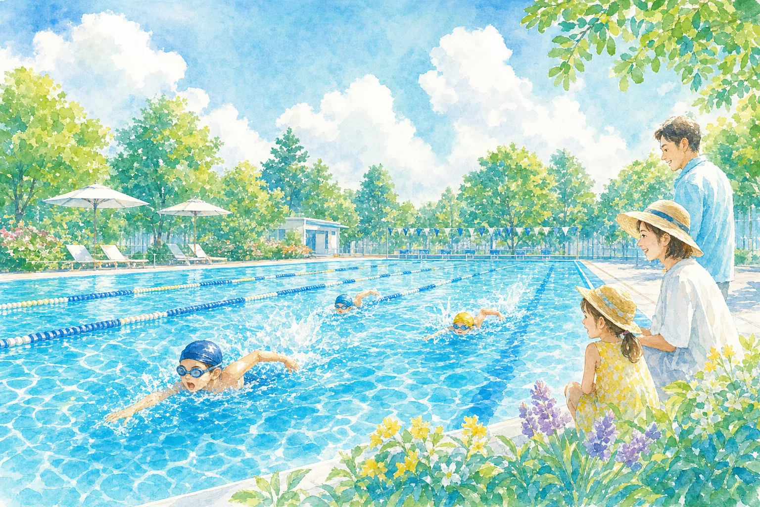 2026年 さつき公園プール 1日満喫コース