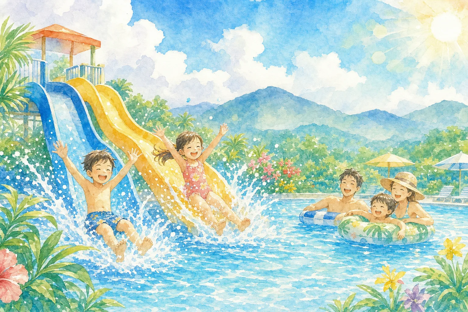 2026年 長野市青垣公園市民プール 1日満喫コース