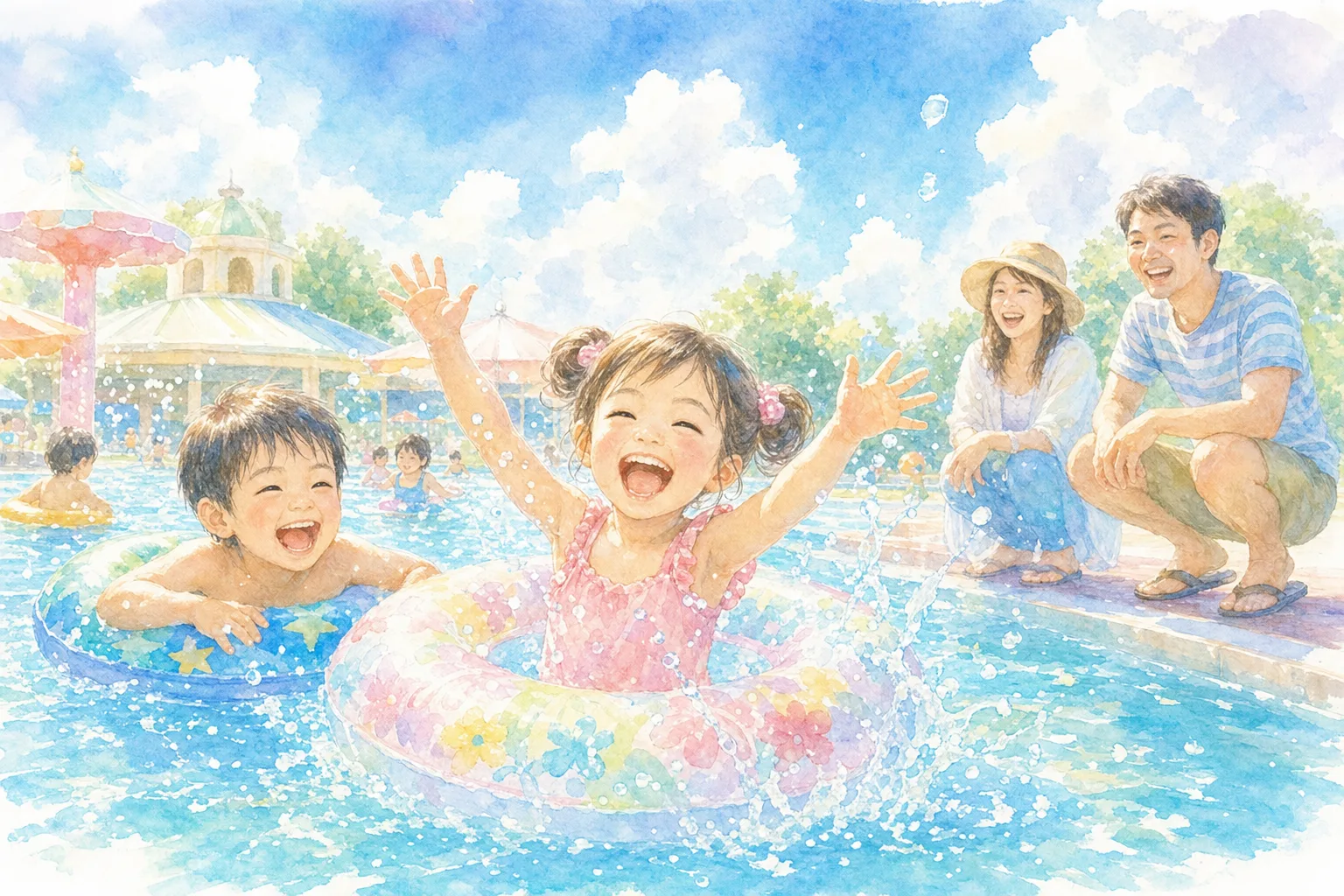 益田運動公園 夏季ふれあいプール