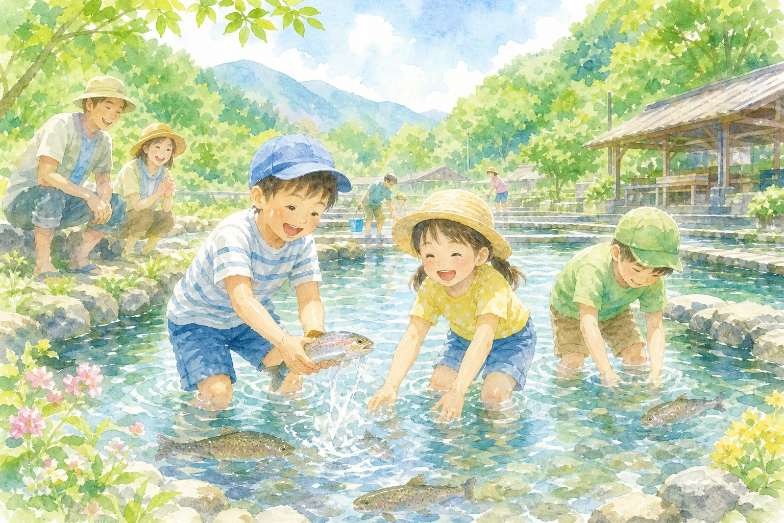 滋賀県醒井養鱒場