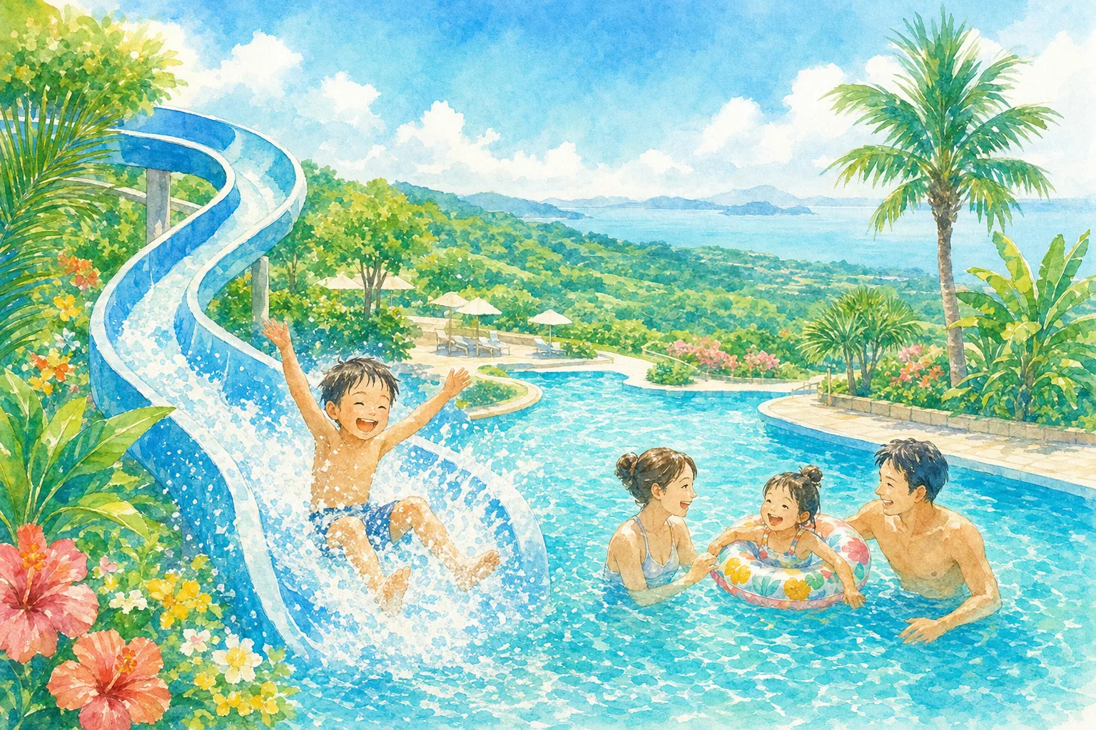 2026年 松山城山レジャープール 1日満喫コース