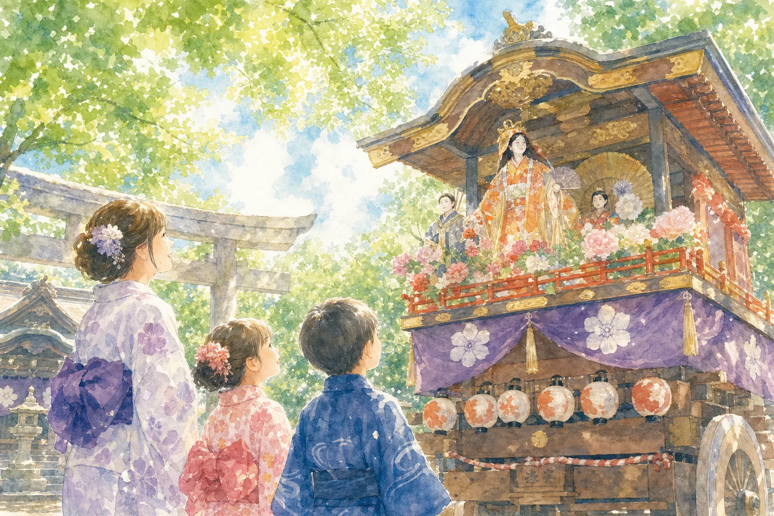 2026年 鵠沼皇大神宮 人形山車 1日満喫コース