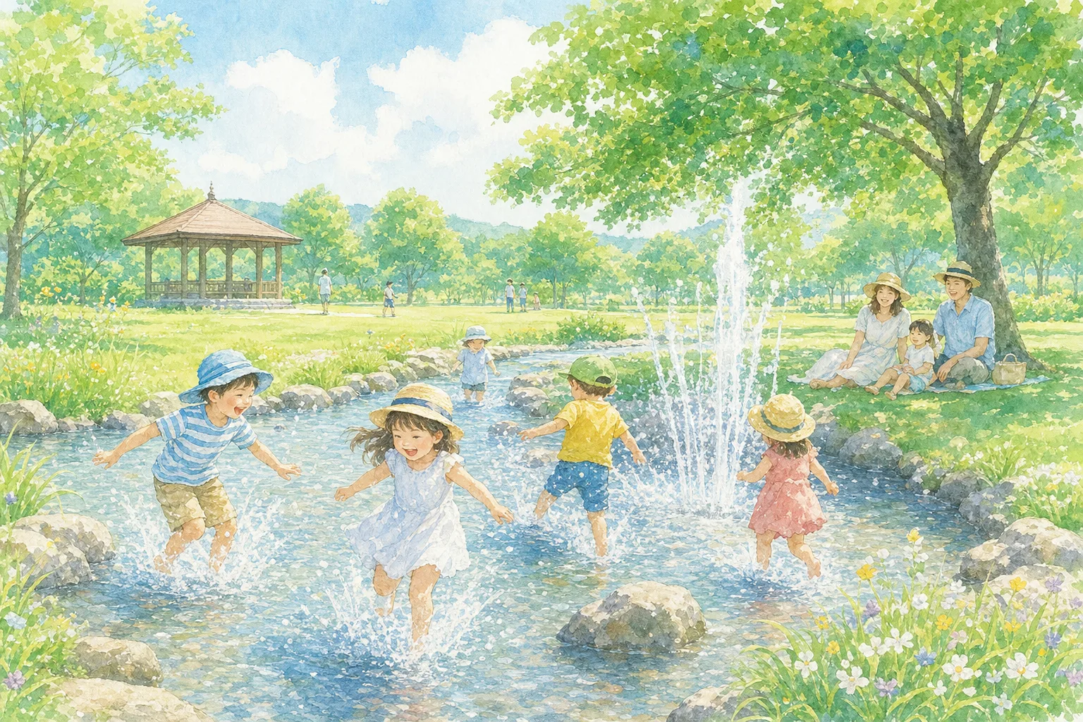 2026年 みのわ天竜公園 噴水・小川 1日満喫コース
