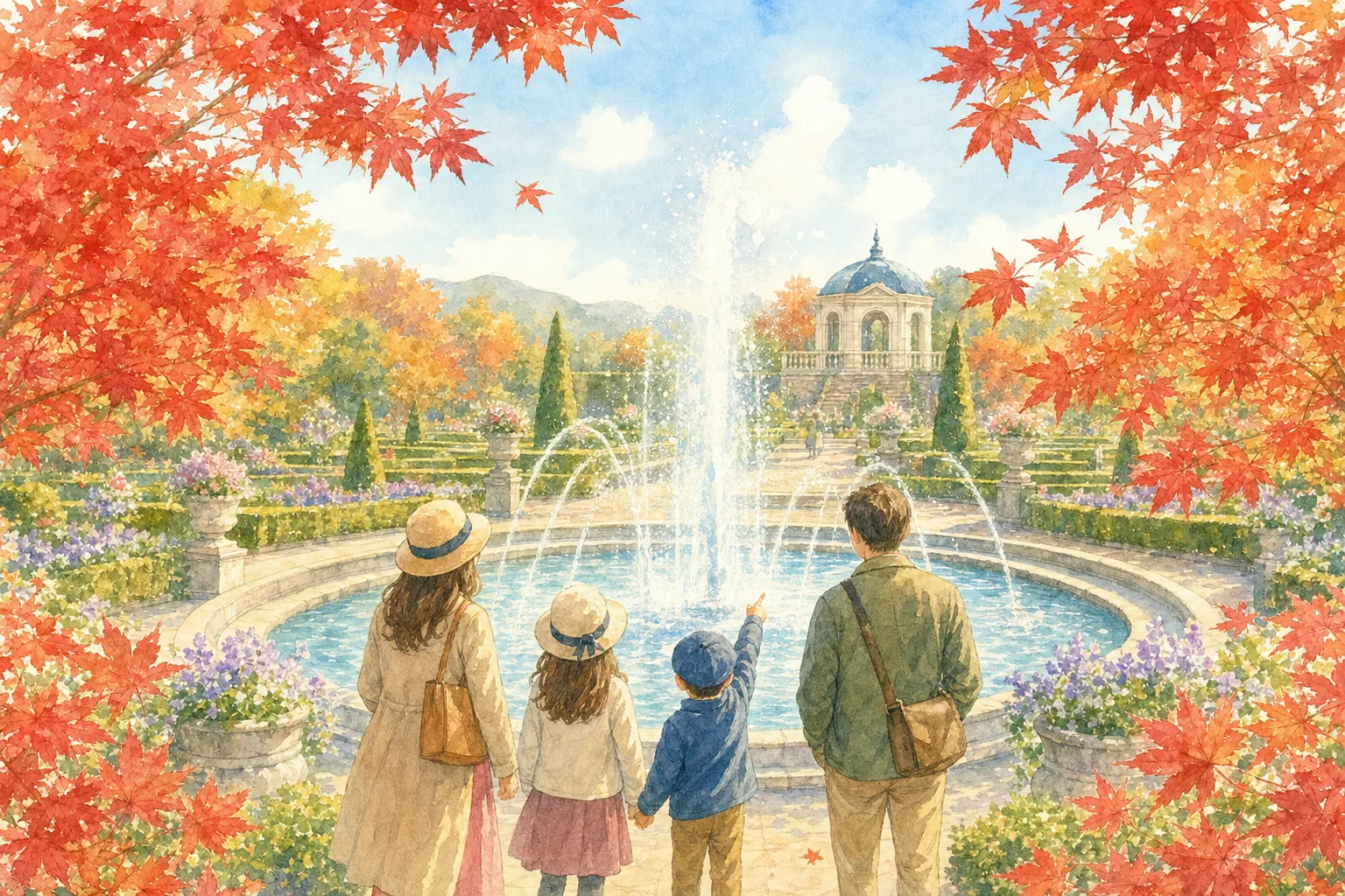2026年 箱根強羅公園の紅葉 1日満喫コース
