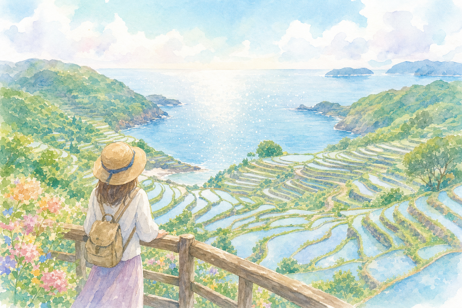 浜野浦の棚田展望台