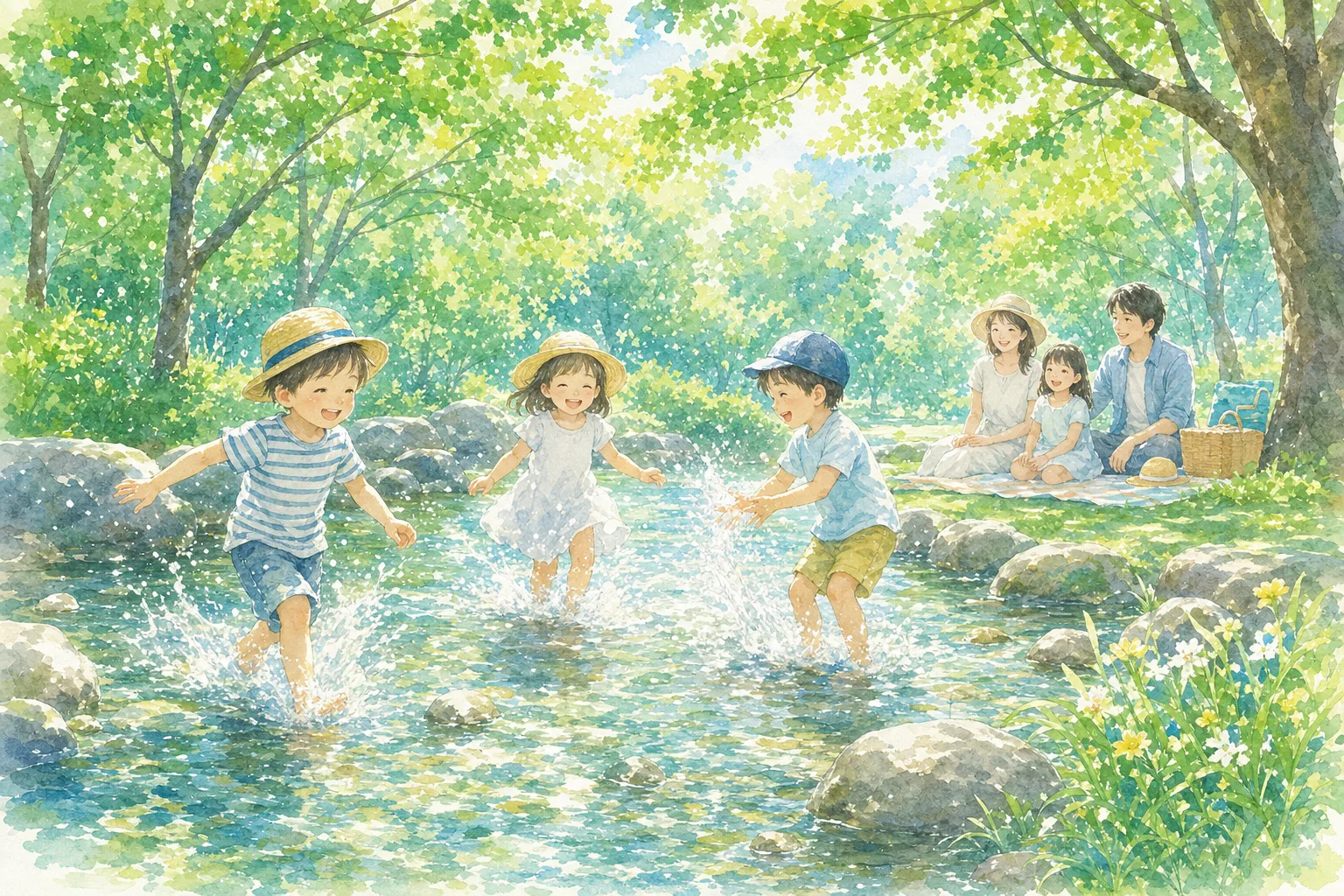 2026年 ささや親水公園 せせらぎ 1日満喫コース