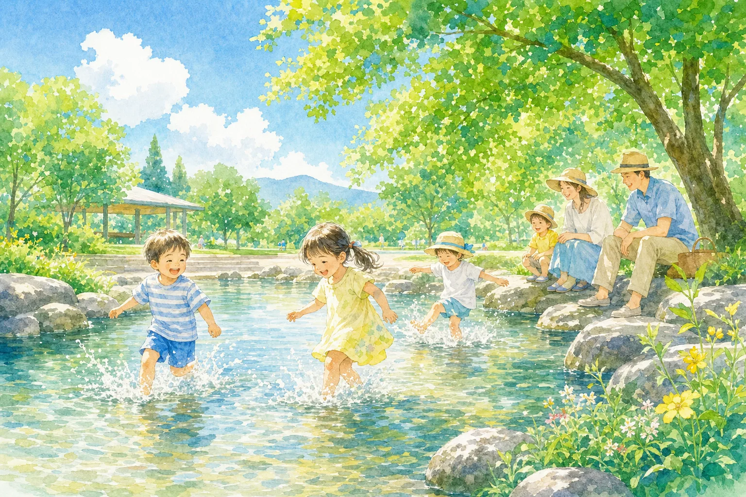 2026年 沓掛公園 徒渉池 1日満喫コース
