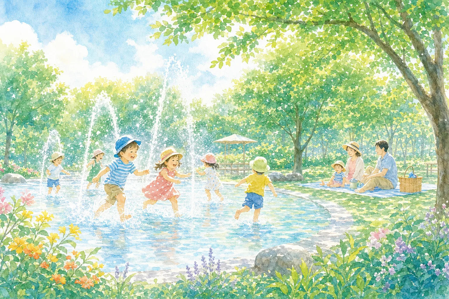 2026年 鶴渡公園 水遊び場 1日満喫コース