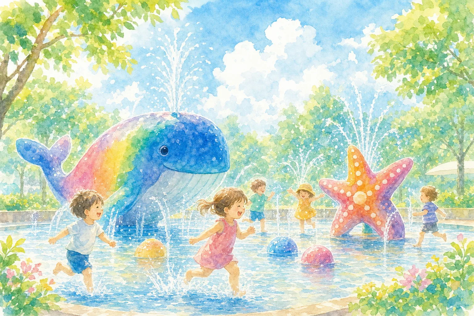 2026年 木場親水公園 じゃぶじゃぶ池 1日満喫コース