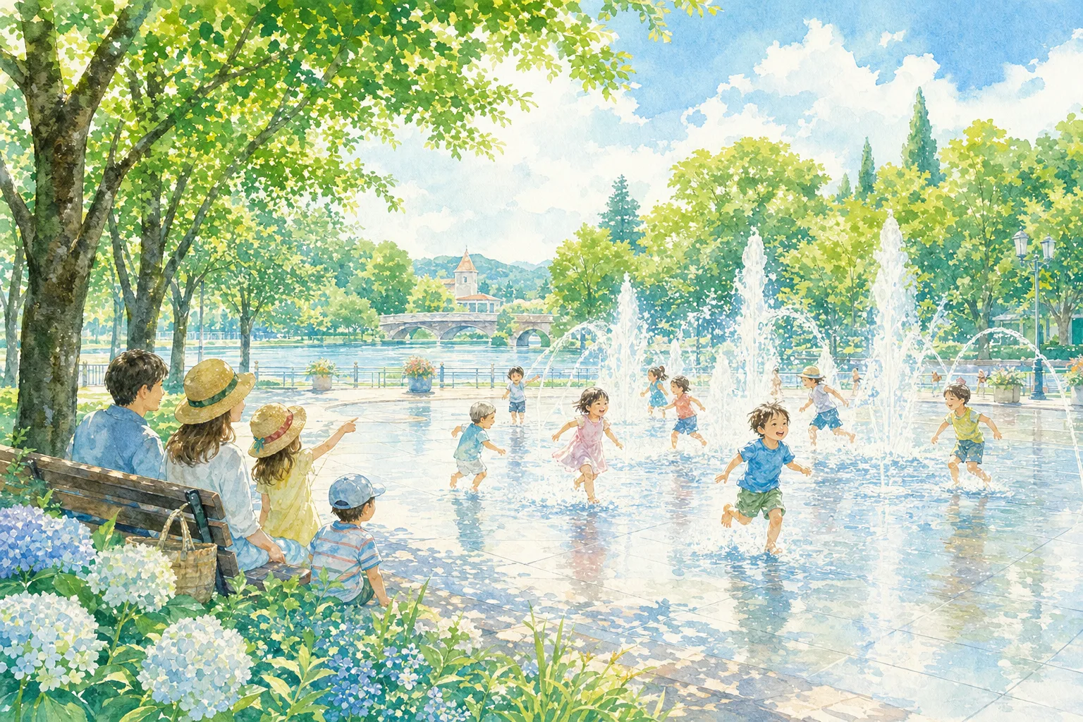 2026年 水元公園 噴水広場 1日満喫コース