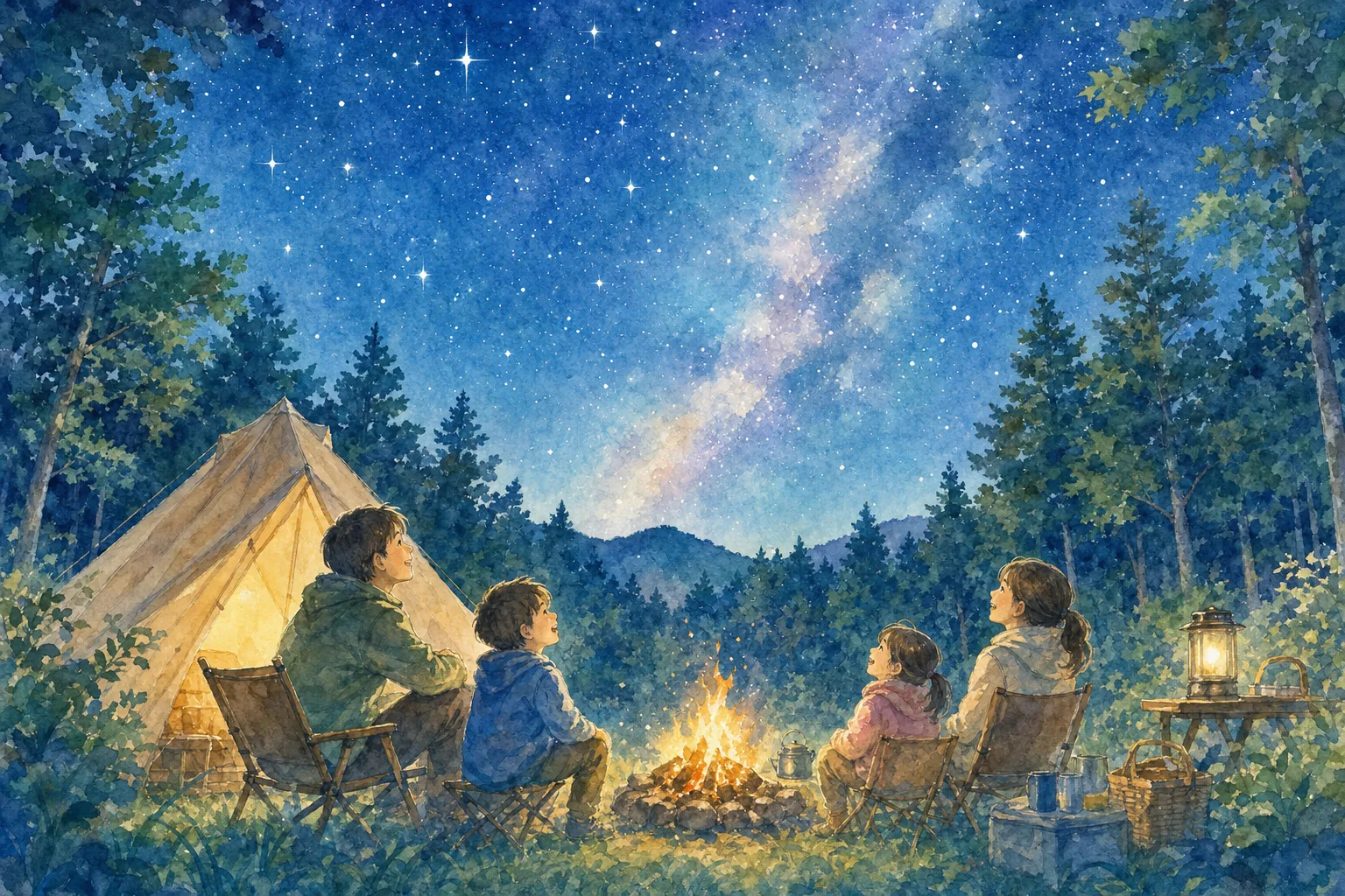 2026年 たかはら星の森キャンプ場の星空 1日満喫コース