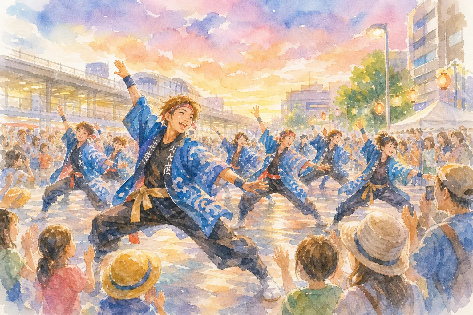 JR余市駅横特設会場(北海ソーラン祭り)