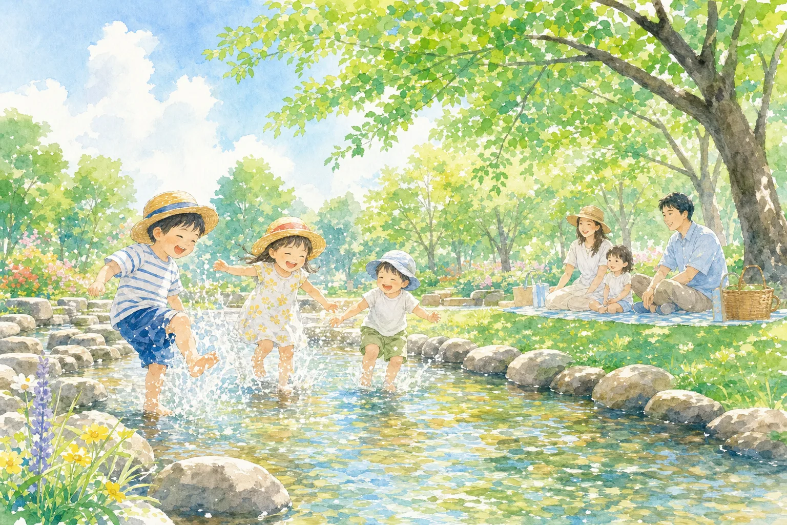 2026年 野々下水辺公園 親水水路 1日満喫コース