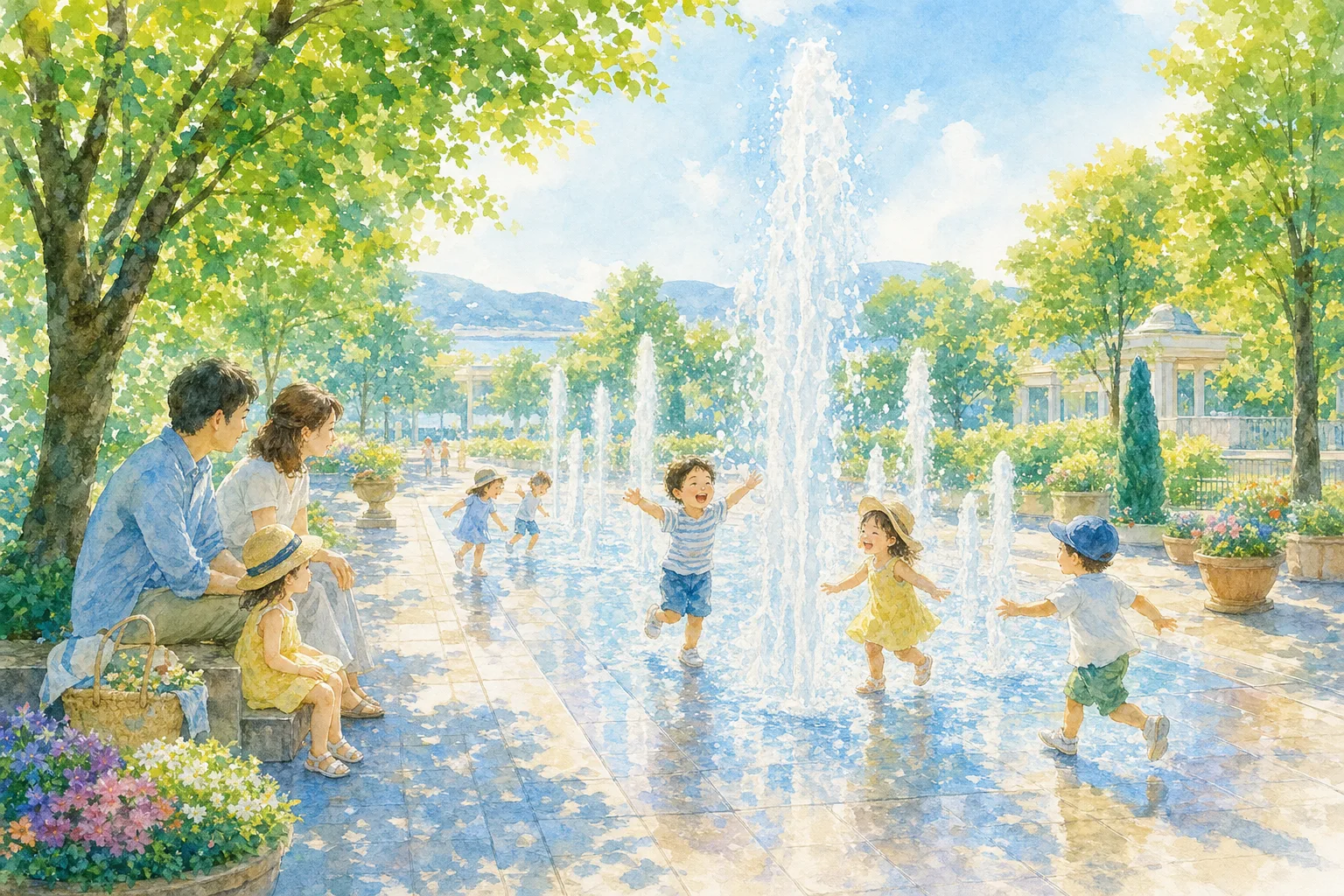 2026年 大横川親水公園 ポップアップ噴水 1日満喫コース