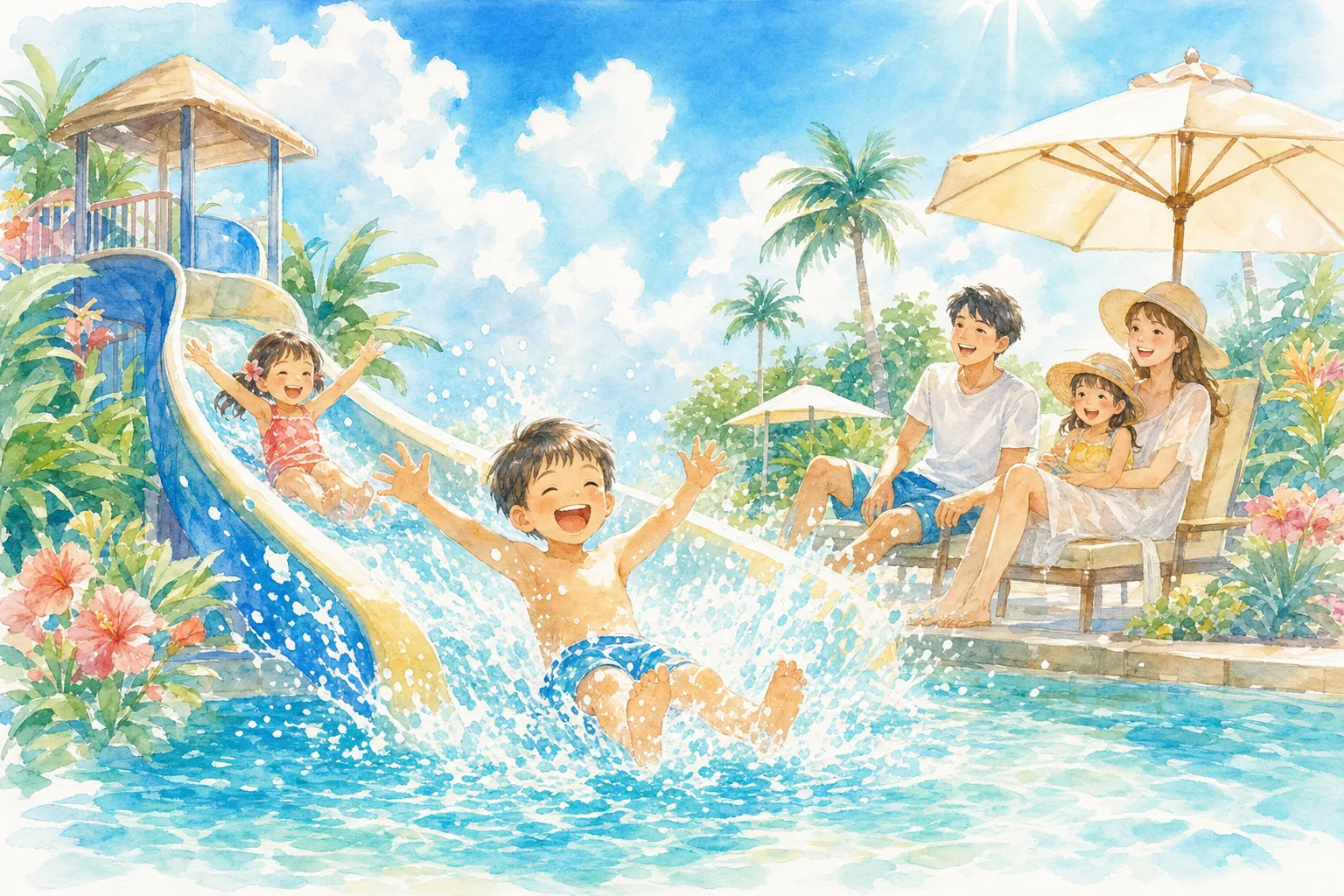 2026年 嘉手納町兼久海浜公園ウォーターガーデン 1日満喫コース