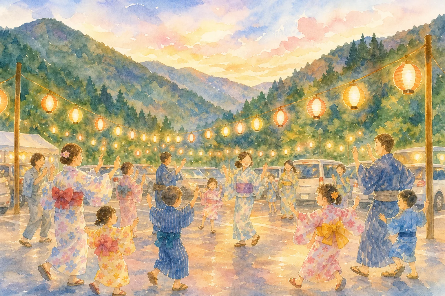 百済の里いだごろ祭り会場(南郷茶屋下駐車場ほか)