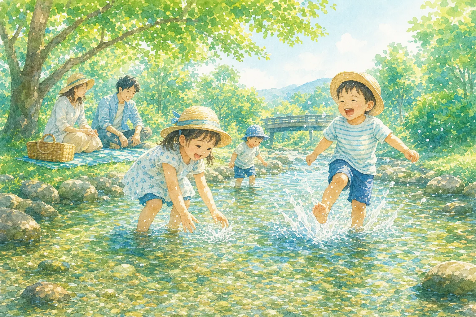 2026年 稲田公園 せせらぎ 1日満喫コース