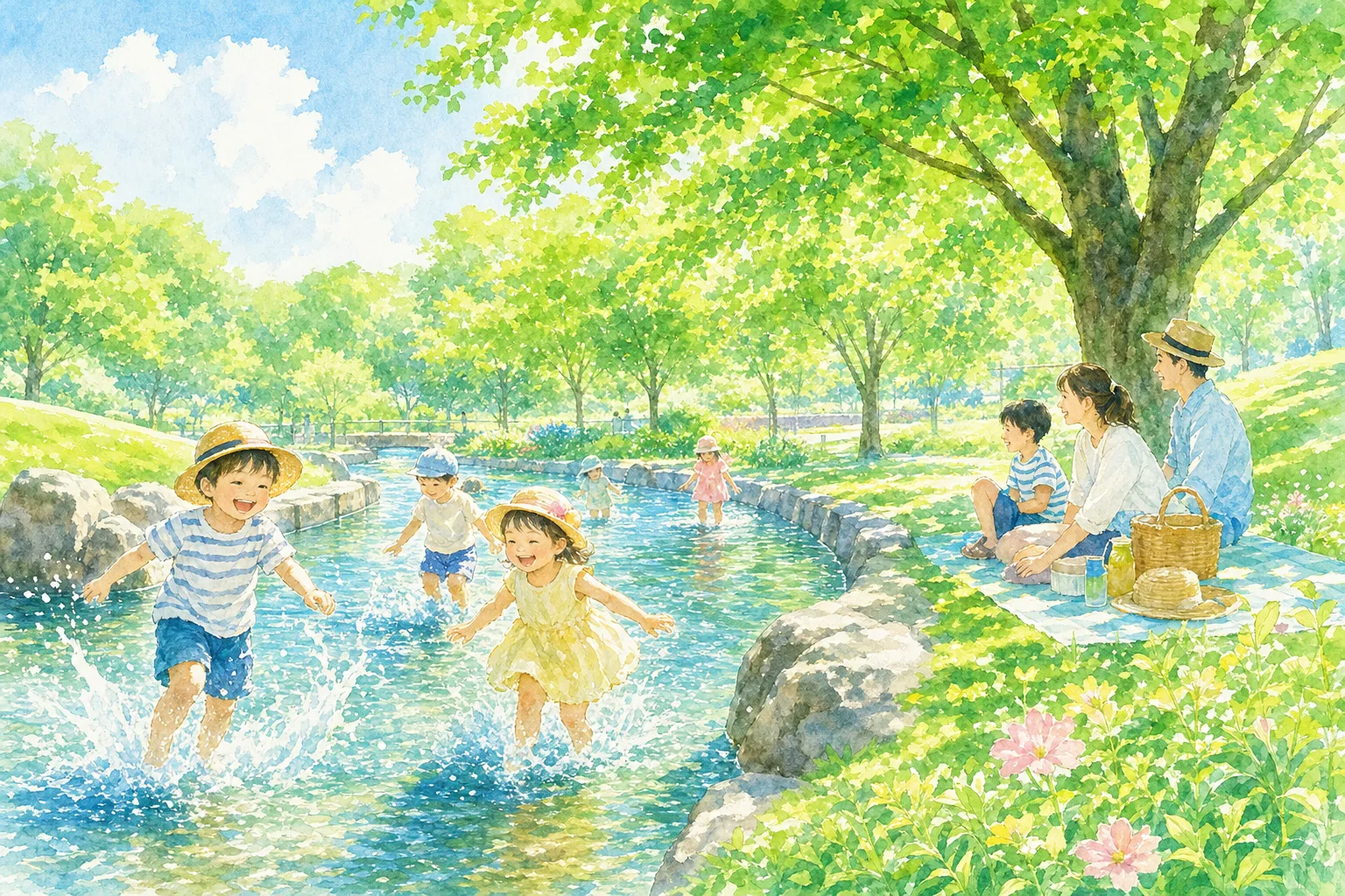 2026年 入善町中央公園 親水広場 1日満喫コース