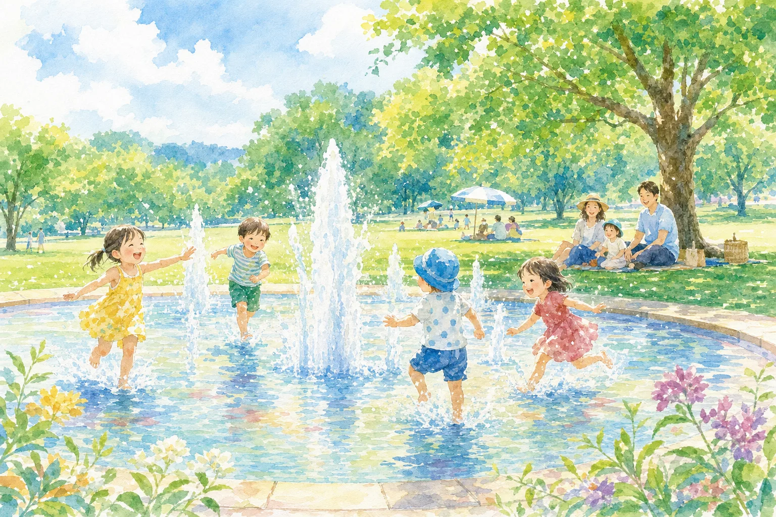 2026年 赤坂台総合公園 噴水 1日満喫コース