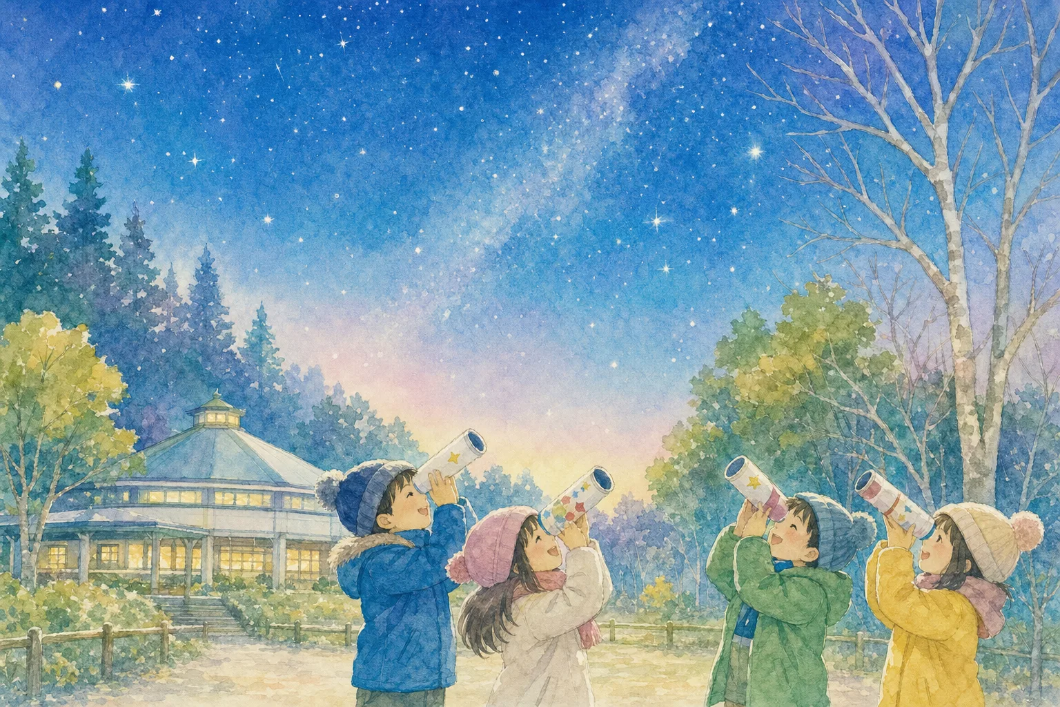 2027年 埼玉県立小川げんきプラザの星空 1日満喫コース