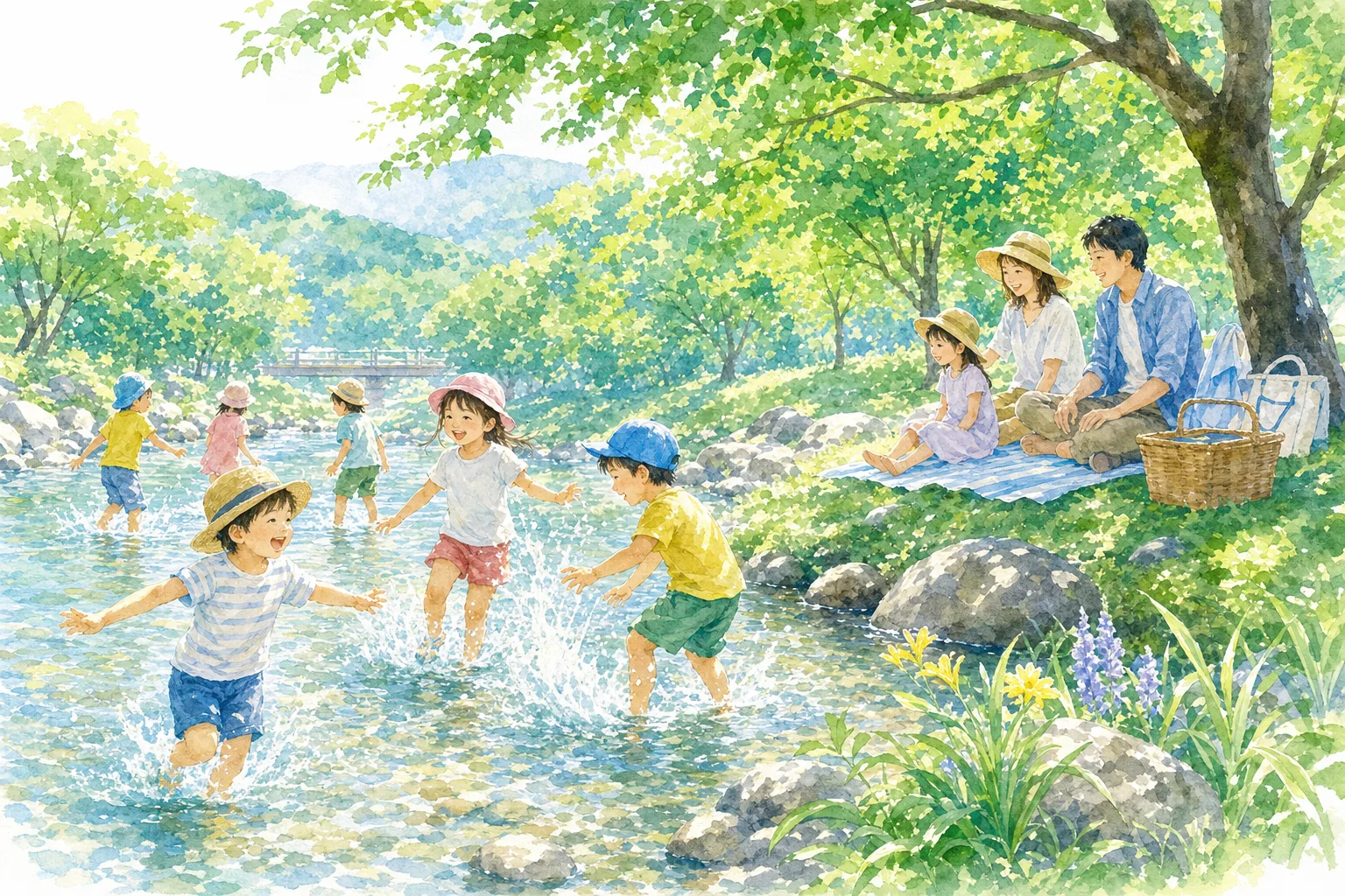 2026年 岩田西公園 徒渉池 1日満喫コース