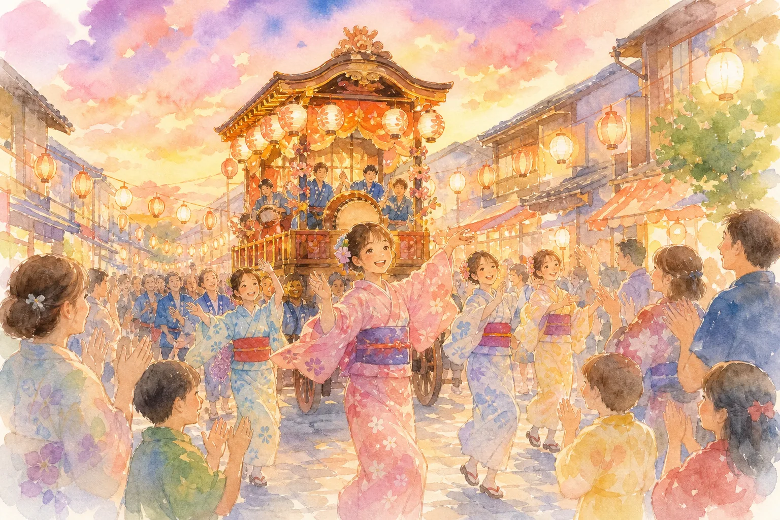大町周辺 一関夏まつり会場