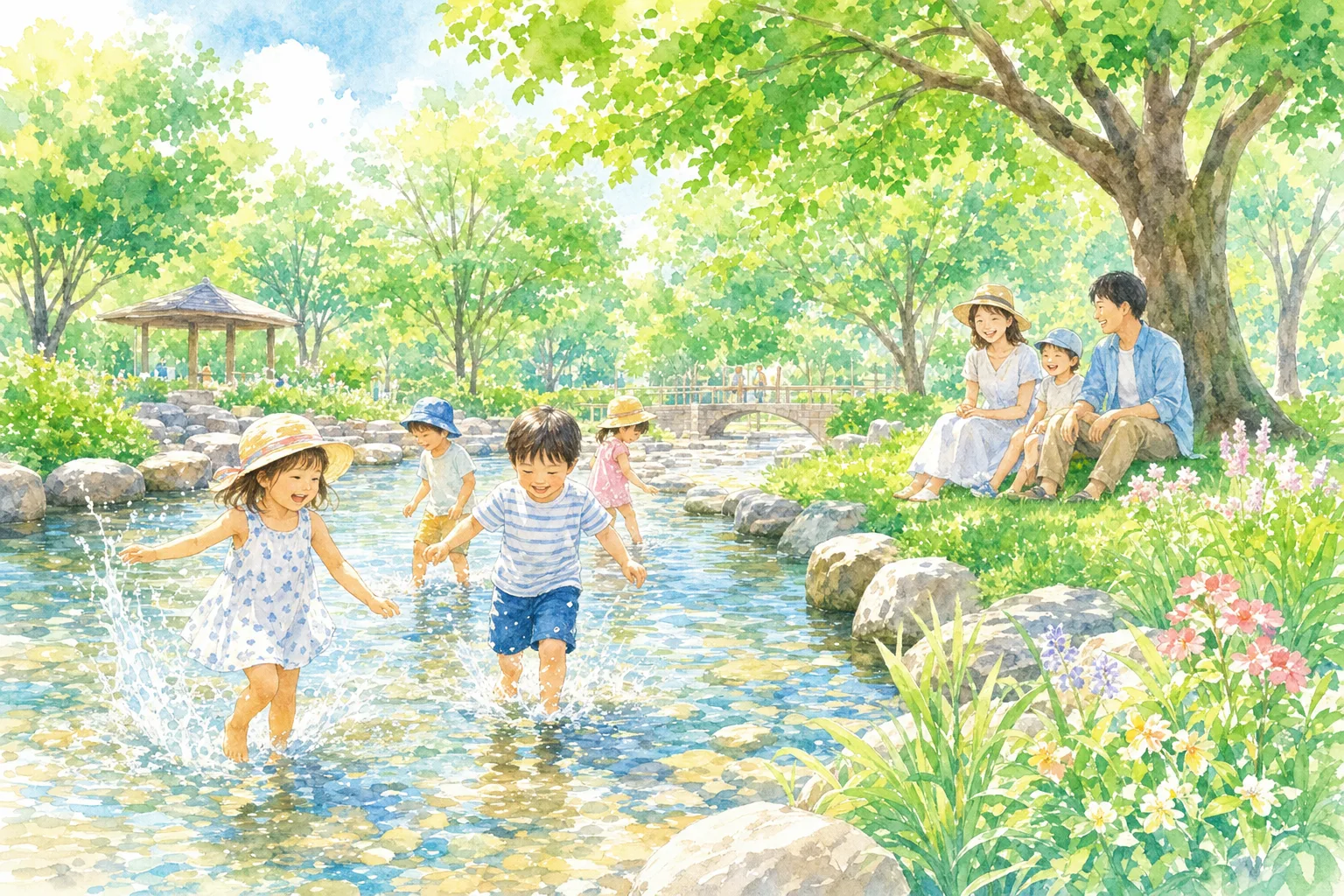 2026年 早田東公園 徒渉池 1日満喫コース