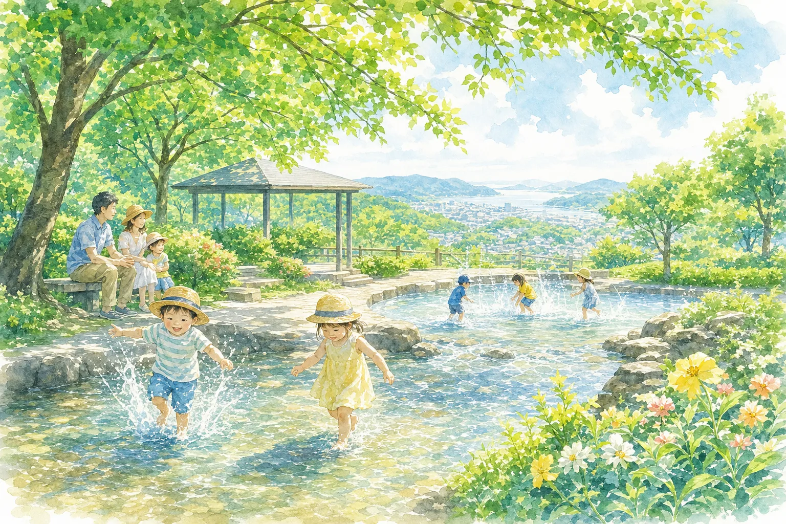 2026年 三田丘の上公園 じゃぶじゃぶ池・流れ 1日満喫コース