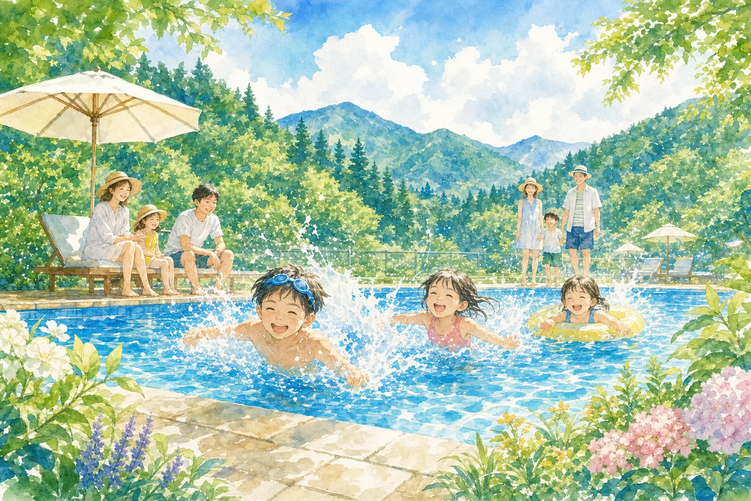 2026年 豊田市足助プール 1日満喫コース