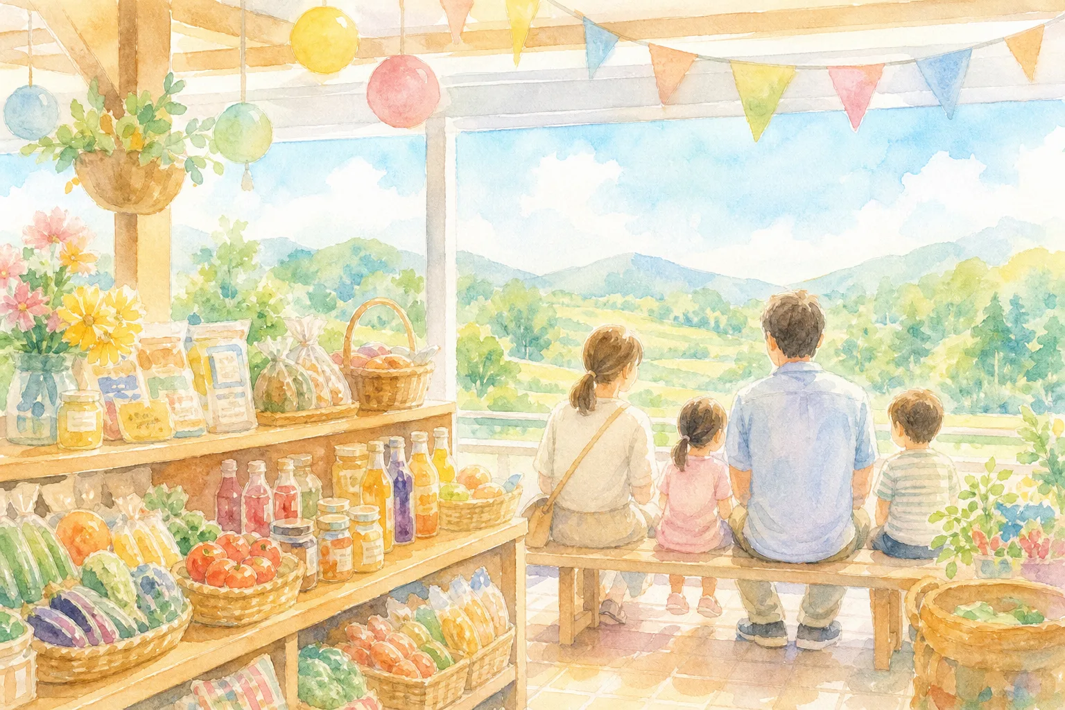 道の駅 みずさわ - 川と緑の花街道 -