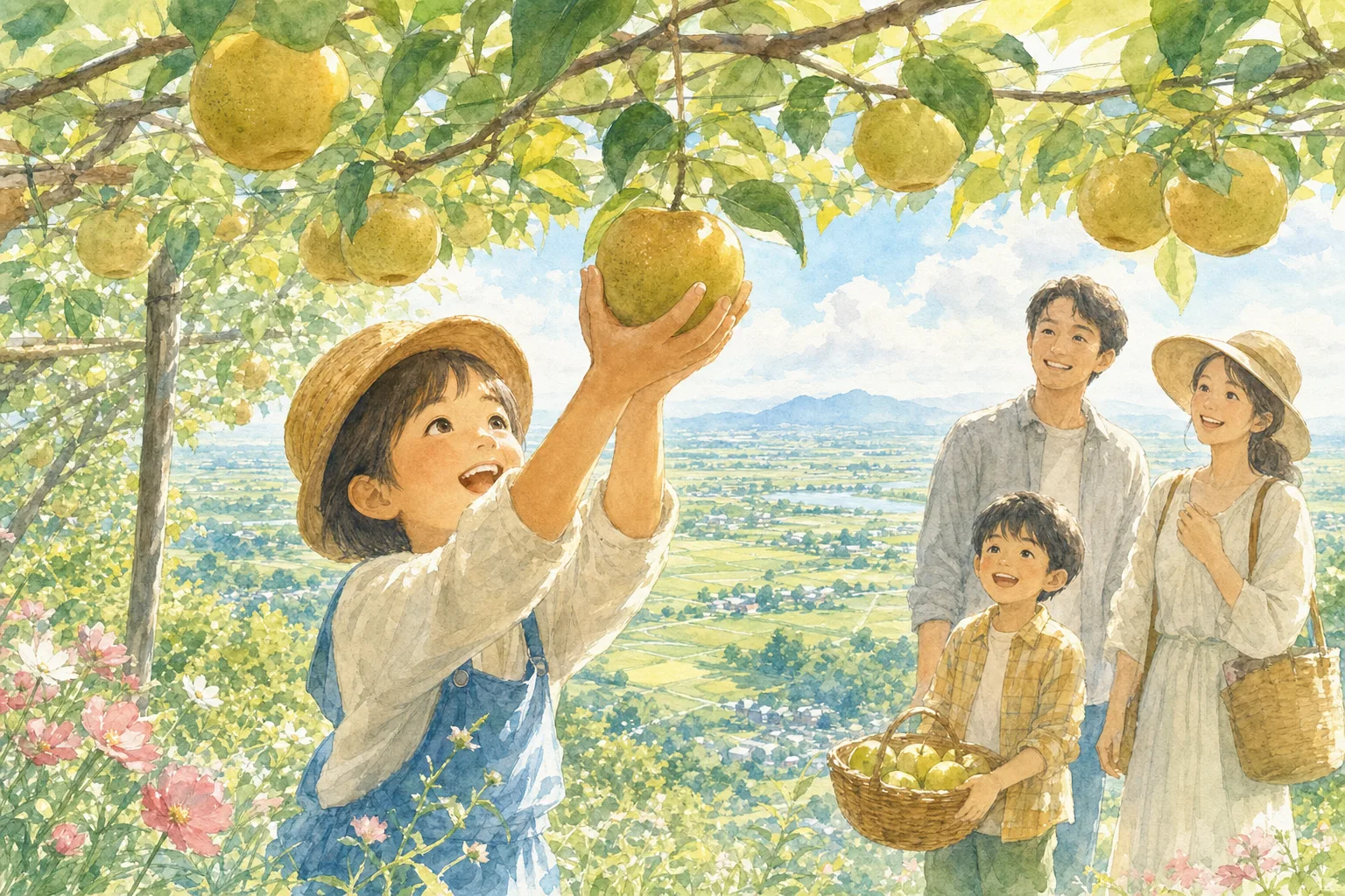 2026年 観光農園吉次園(梨狩り)の味覚狩り 1日満喫コース