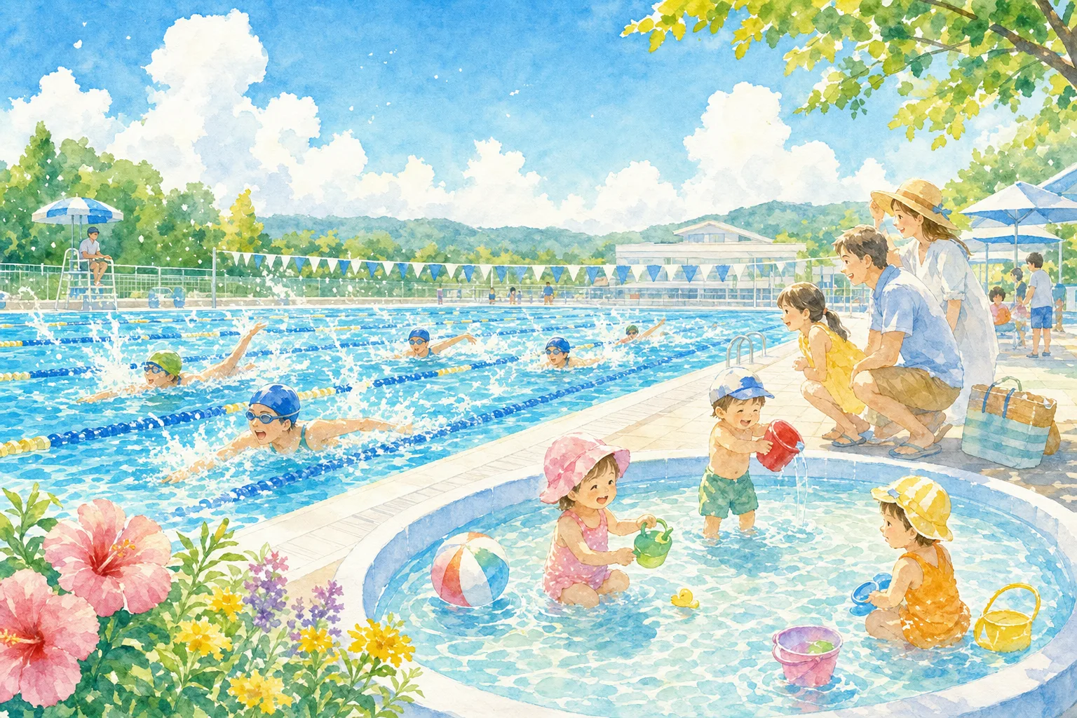 2026年 平安公園プール 1日満喫コース