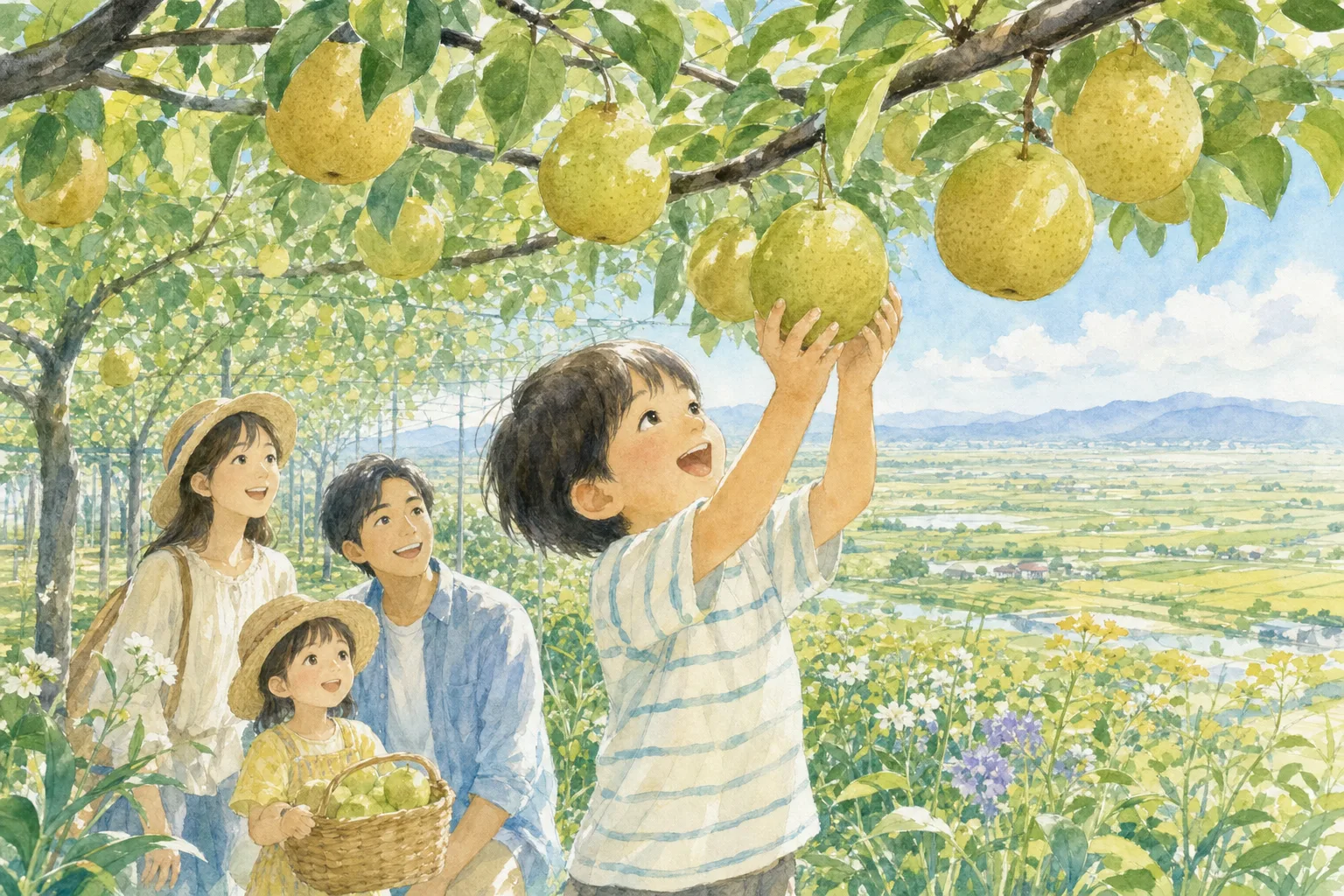 2026年 観光農園吉次園(梨狩り)の味覚狩り 1日満喫コース