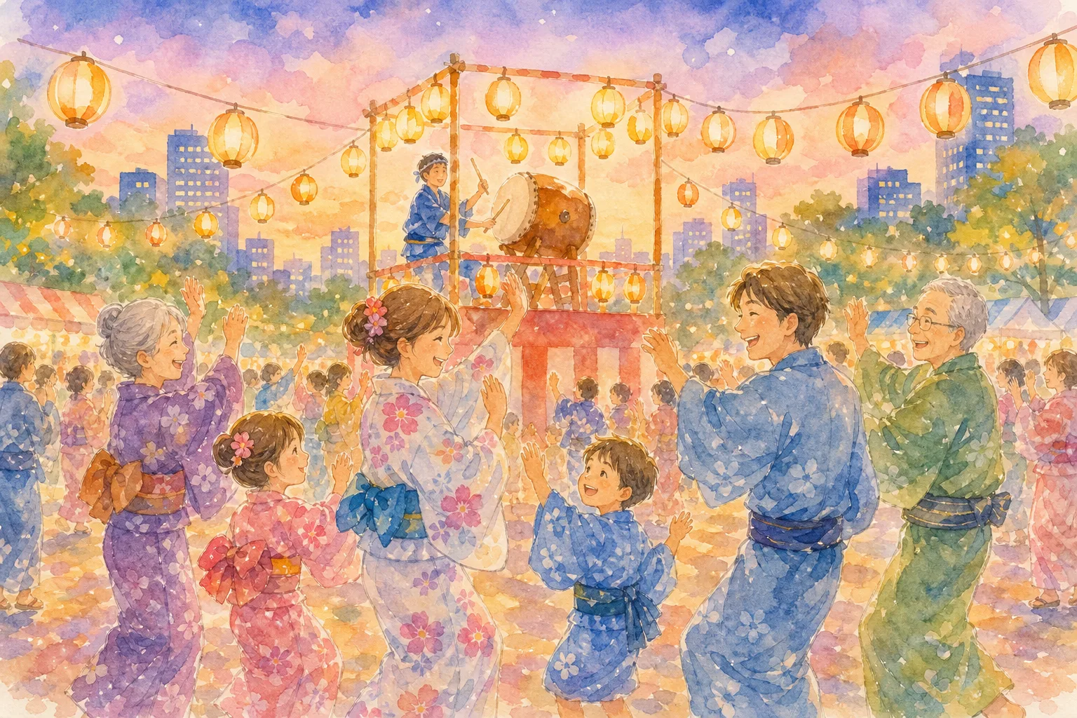 千葉市中央公園(千葉の親子三代夏祭り会場)