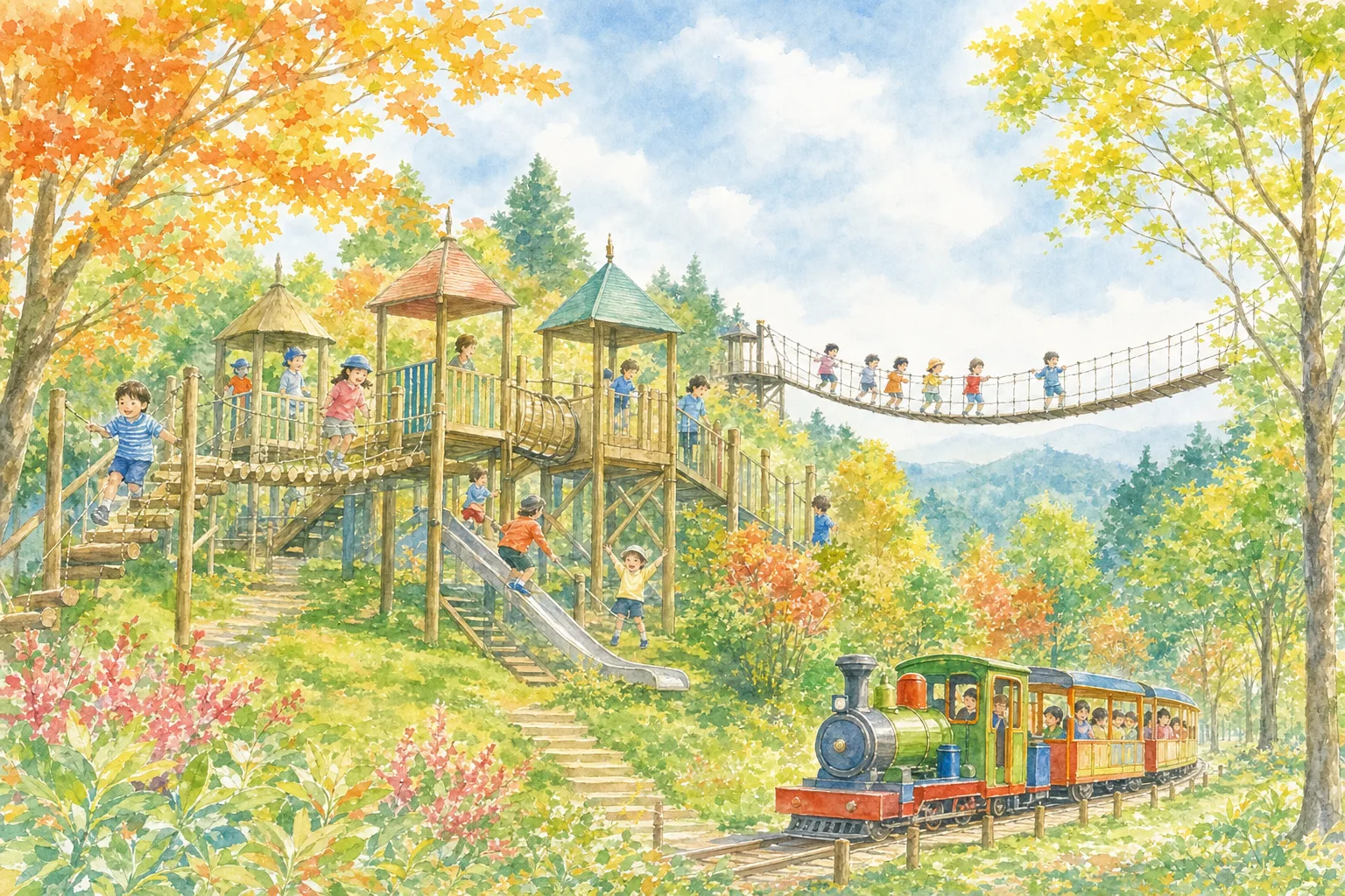 2026年 小田原こどもの森公園わんぱくらんど 1日満喫コース