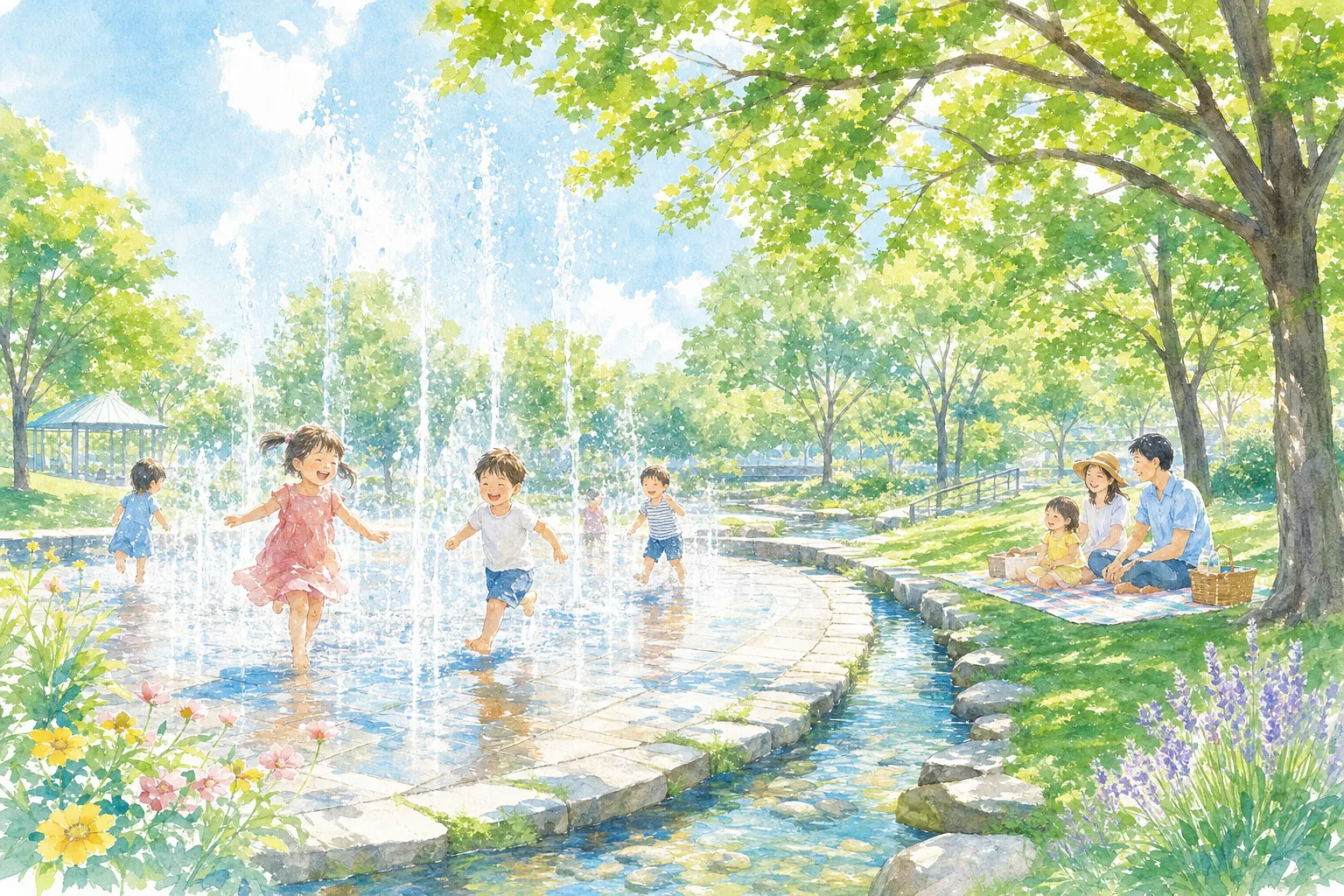 2026年 武生中央公園 だるまちゃん広場 平面噴水・せせらぎ 1日満喫コース
