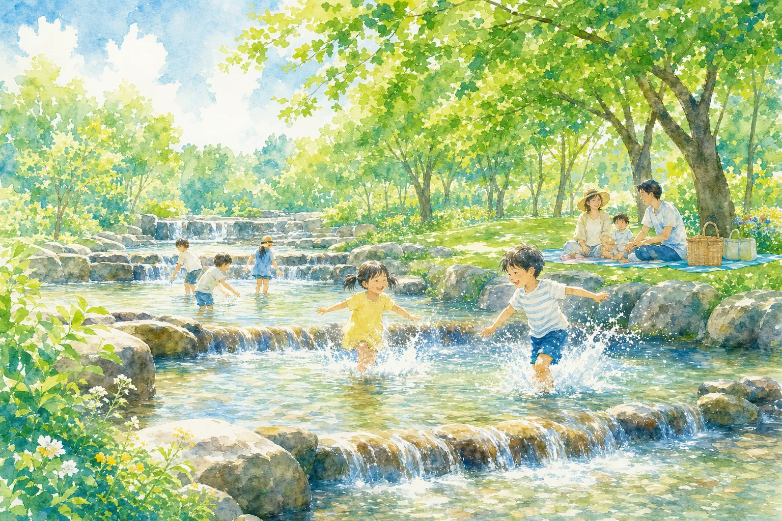 2026年 みずいろ公園 水遊び場 1日満喫コース