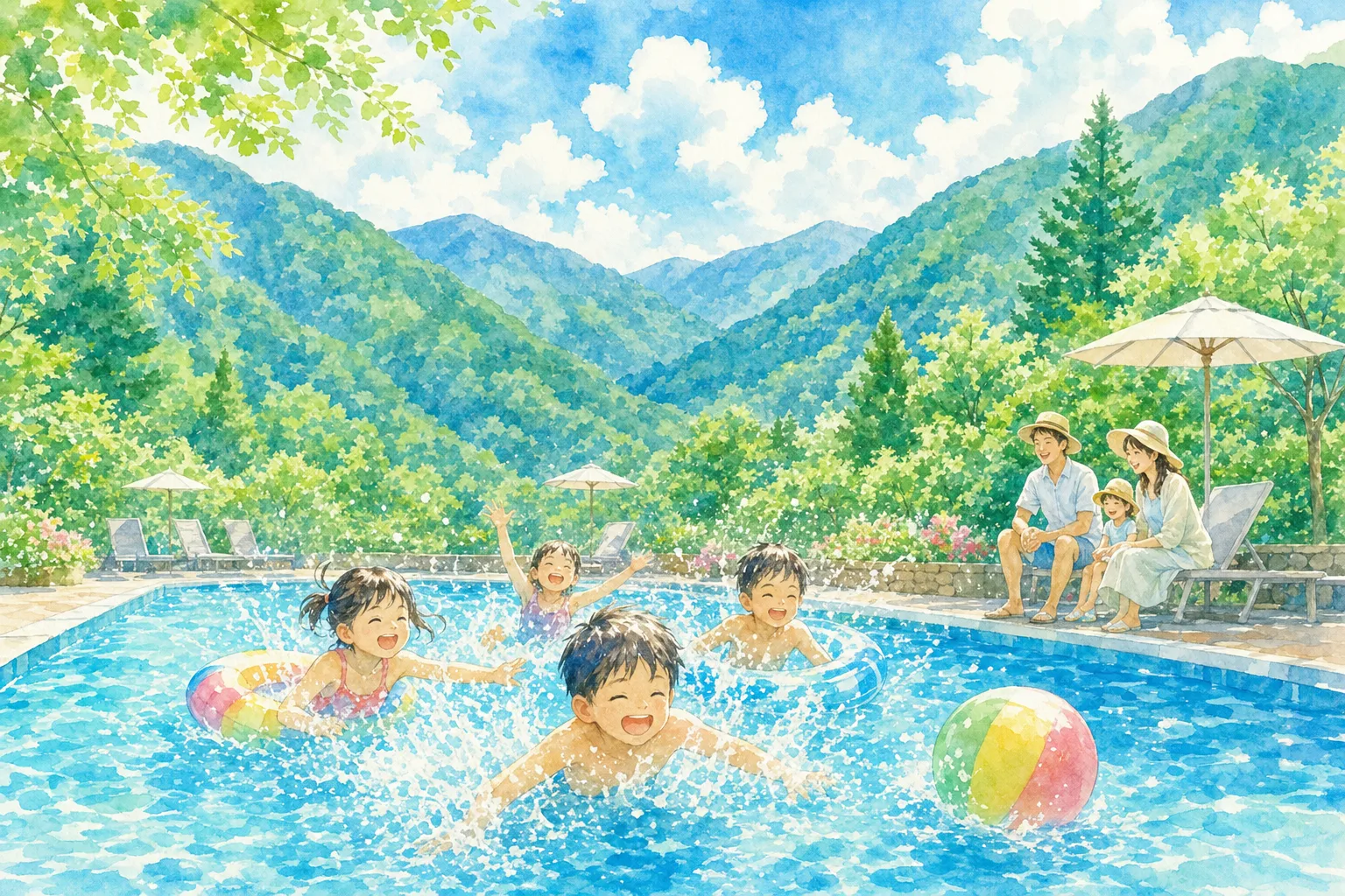 2026年 布野水泳プール 1日満喫コース