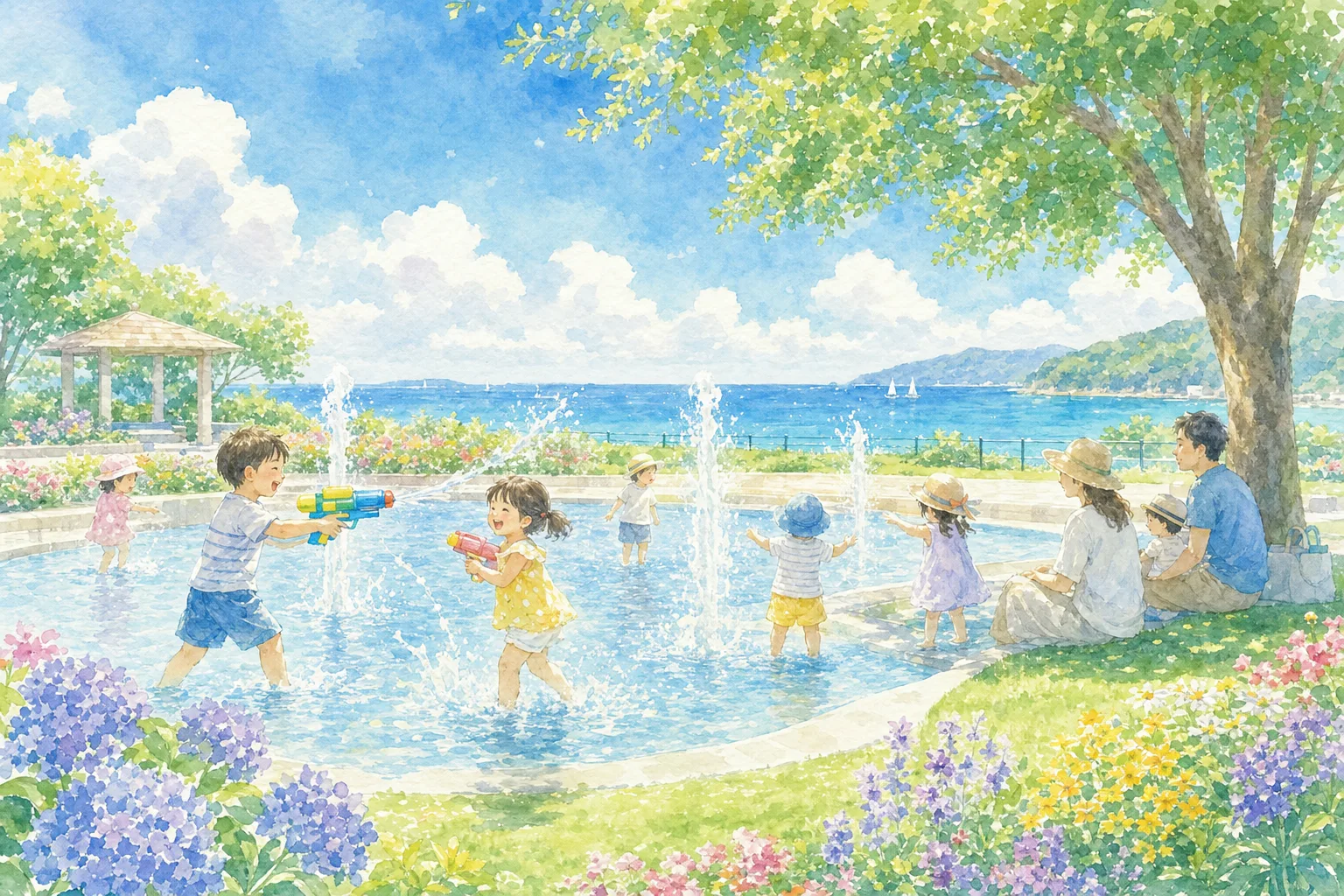 2026年 国営明石海峡公園 じゃぶじゃぶ池 1日満喫コース