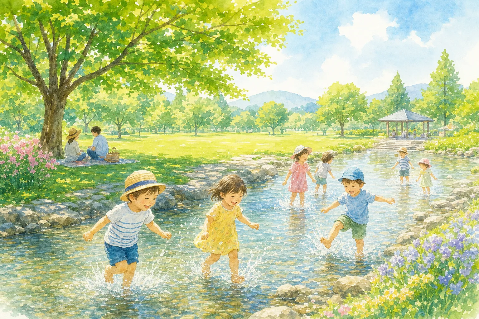 2026年 神山公園 親水広場 1日満喫コース