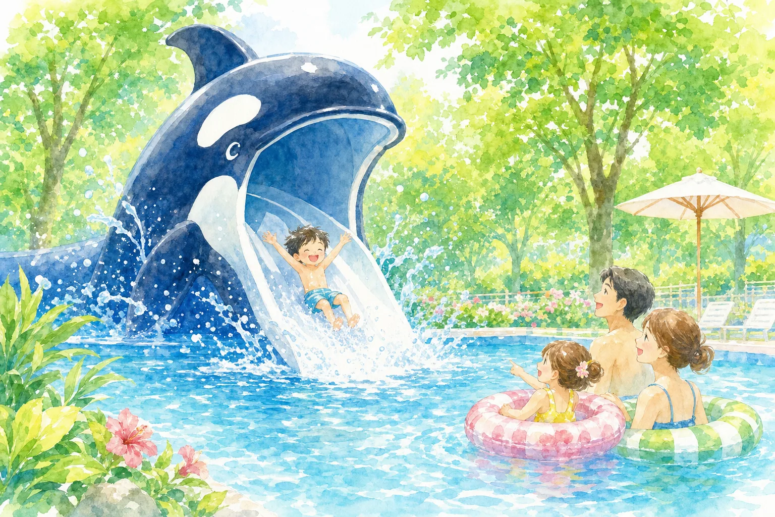2026年 ビバスクエア京都 キッズウォーターパーク 夏 1日満喫コース