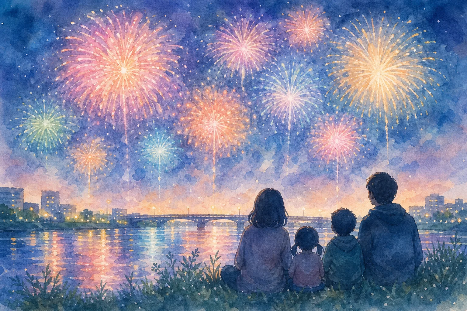 加古川河川敷(加古川まつり花火観覧エリア)