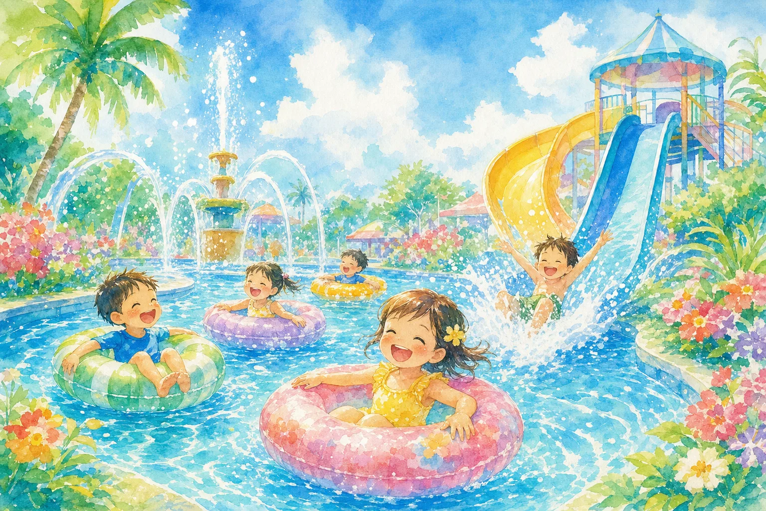 2026年 若宮公園こどもプール 1日満喫コース