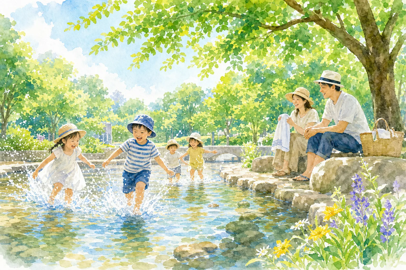 2026年 光公園 徒渉池 1日満喫コース