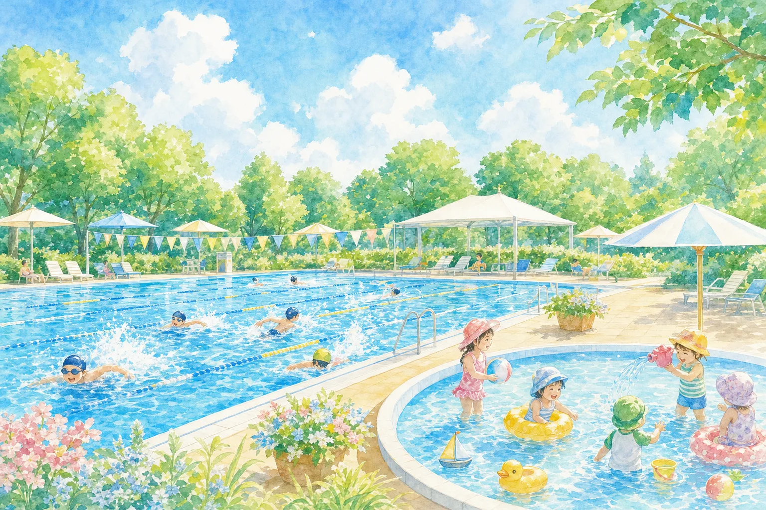 2026年 岸谷公園プール 1日満喫コース