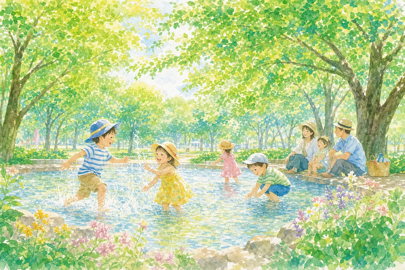 2026年 堤通公園 じゃぶじゃぶ池 1日満喫コース