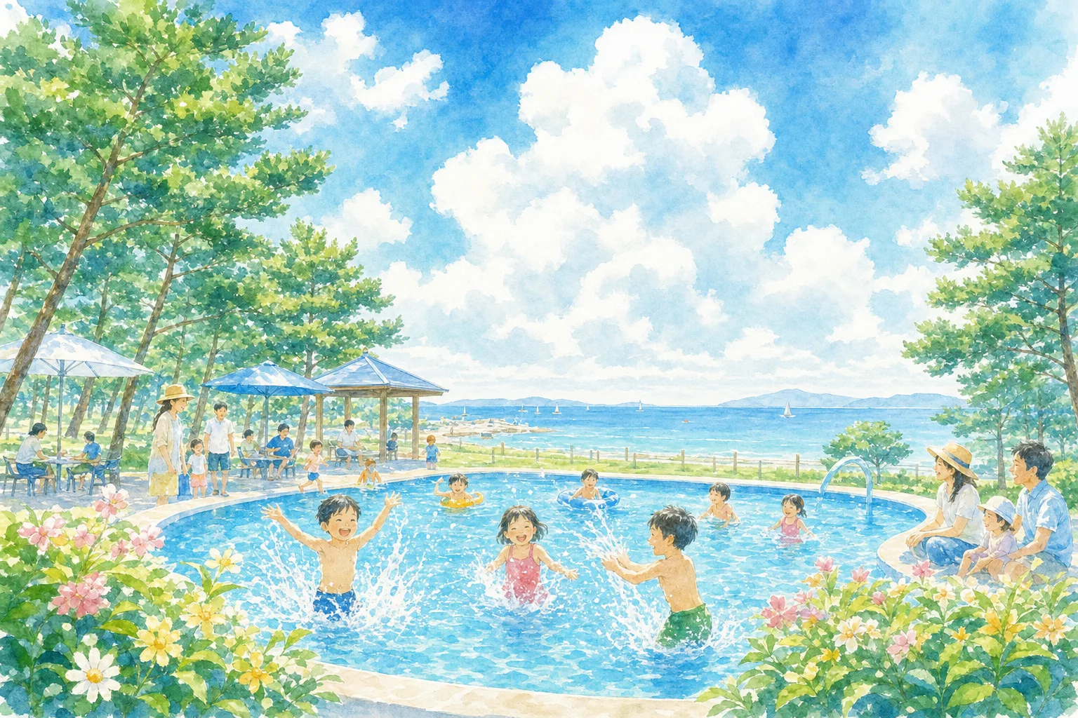 2026年 磐田市竜洋B&G海洋センター 屋外プール 1日満喫コース
