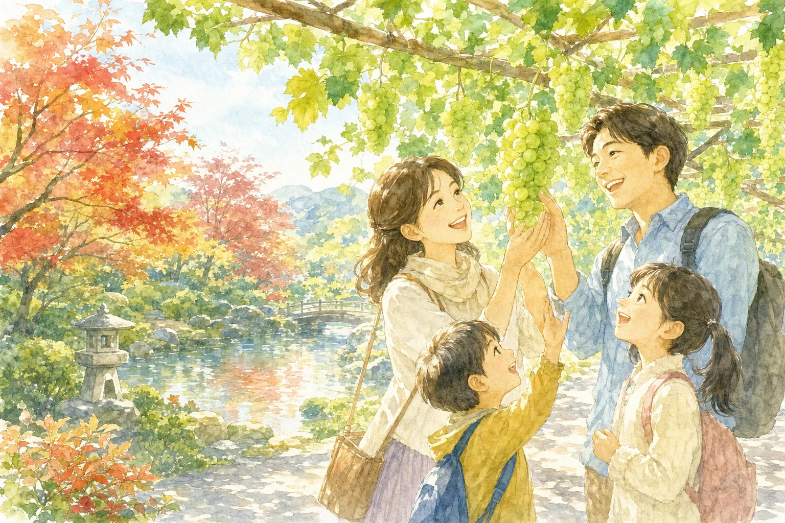 2026年 マル京果園(シャインマスカット狩り)の味覚狩り 1日満喫コース